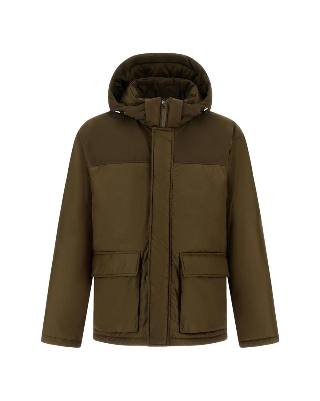 Herno Green Winter Jackets for men