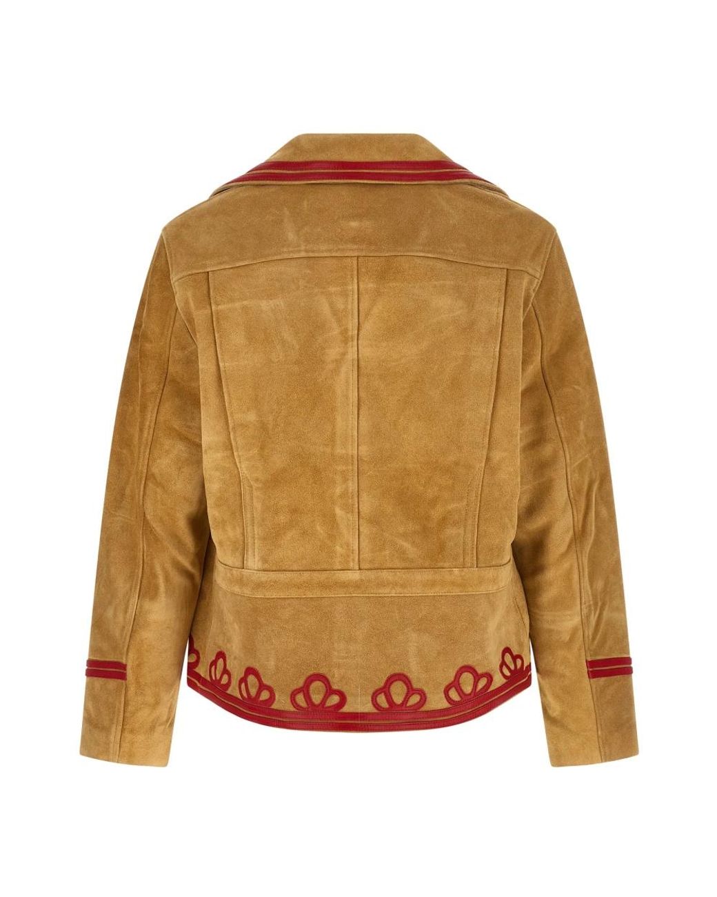 Bode Brown Leather Jackets for men