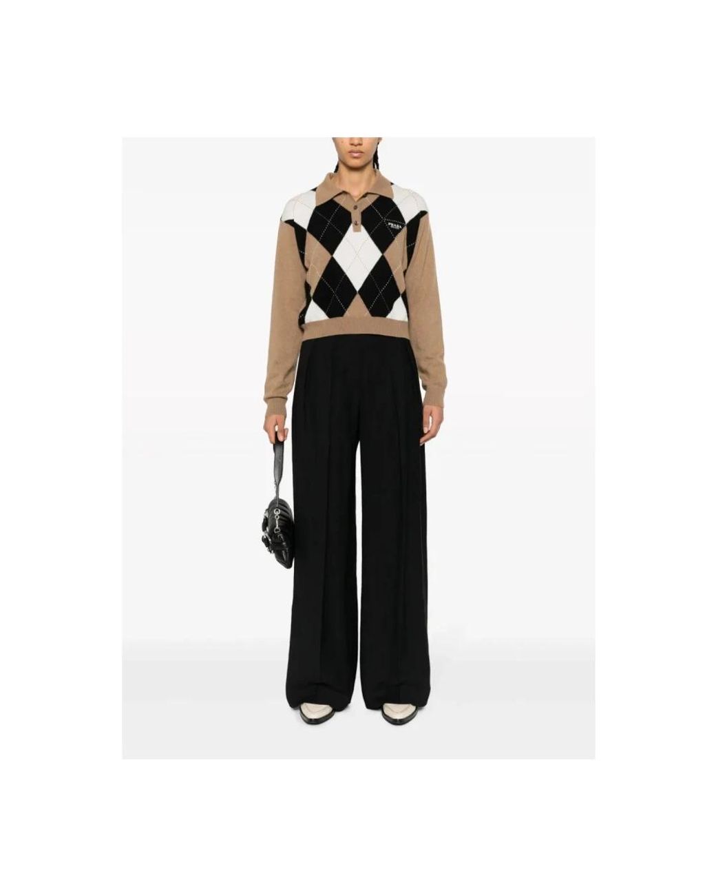 Brunello Cucinelli Black Wide Trousers