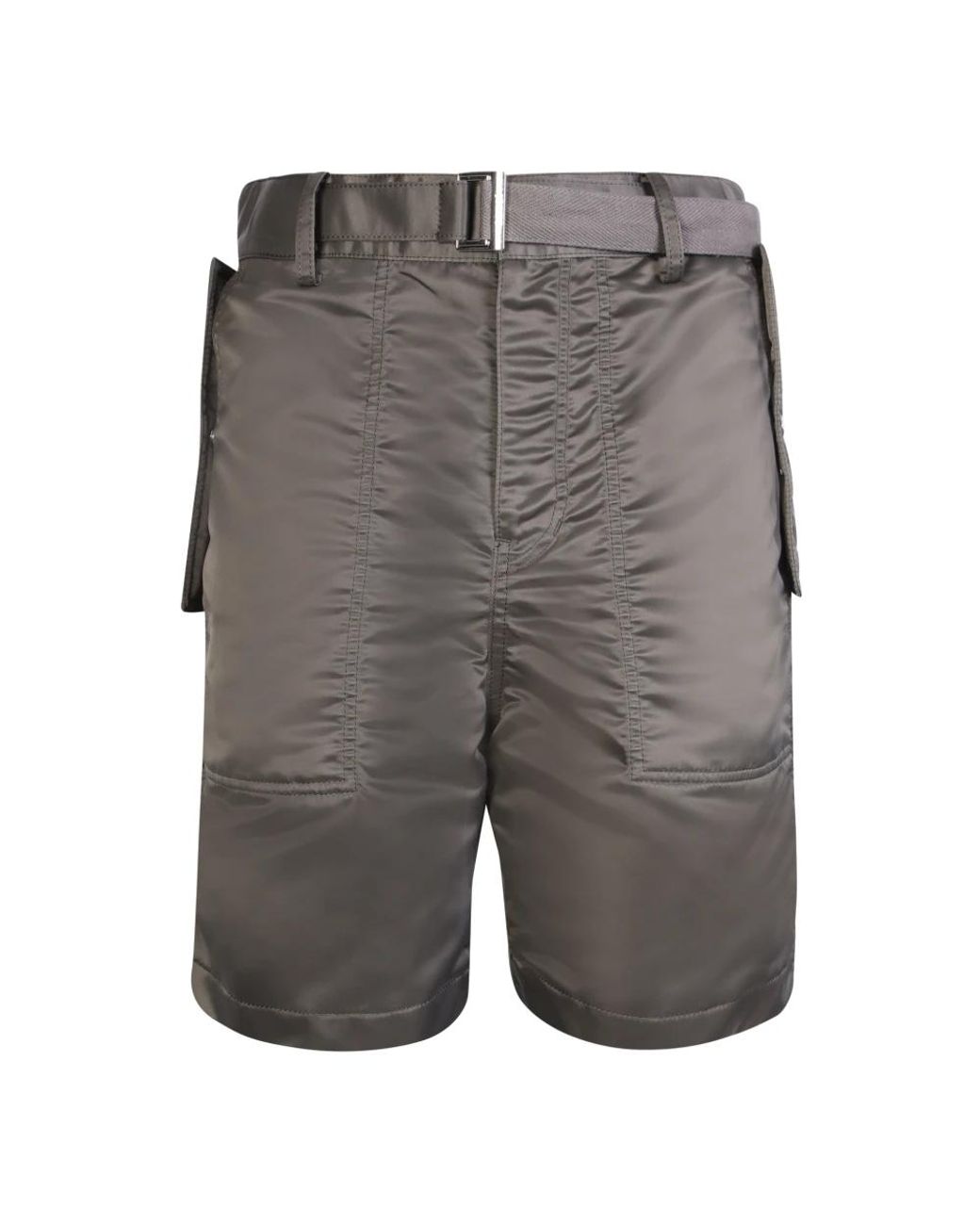 Sacai Gray Casual Shorts for men