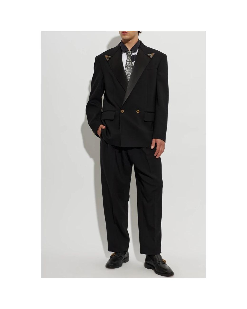 Versace Black Blazers for men