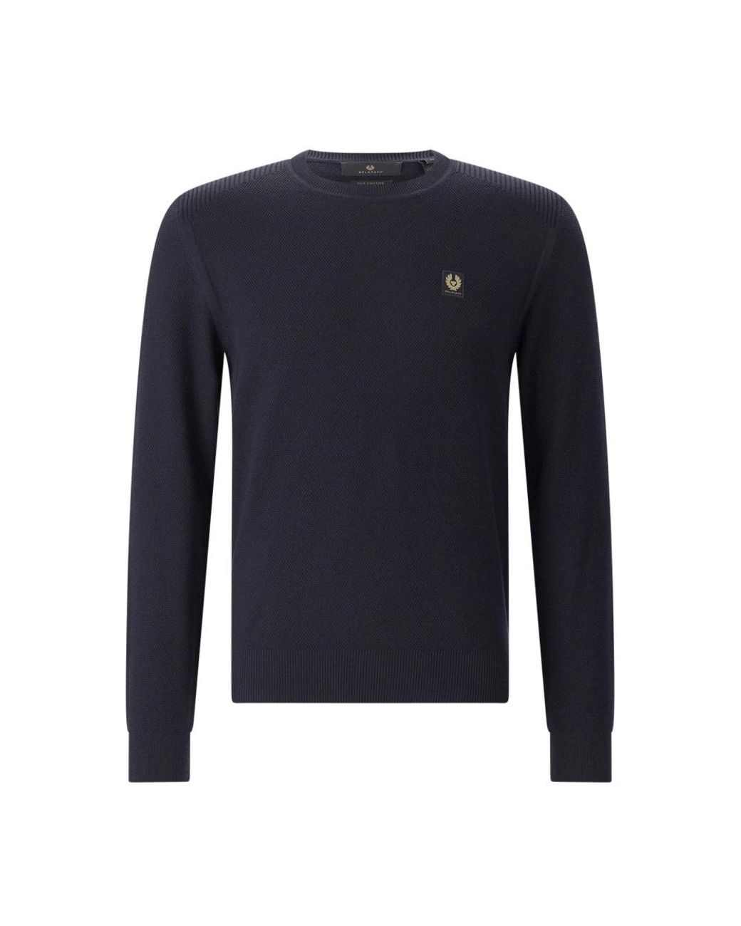 Belstaff Blue Round-Neck Knitwear for men
