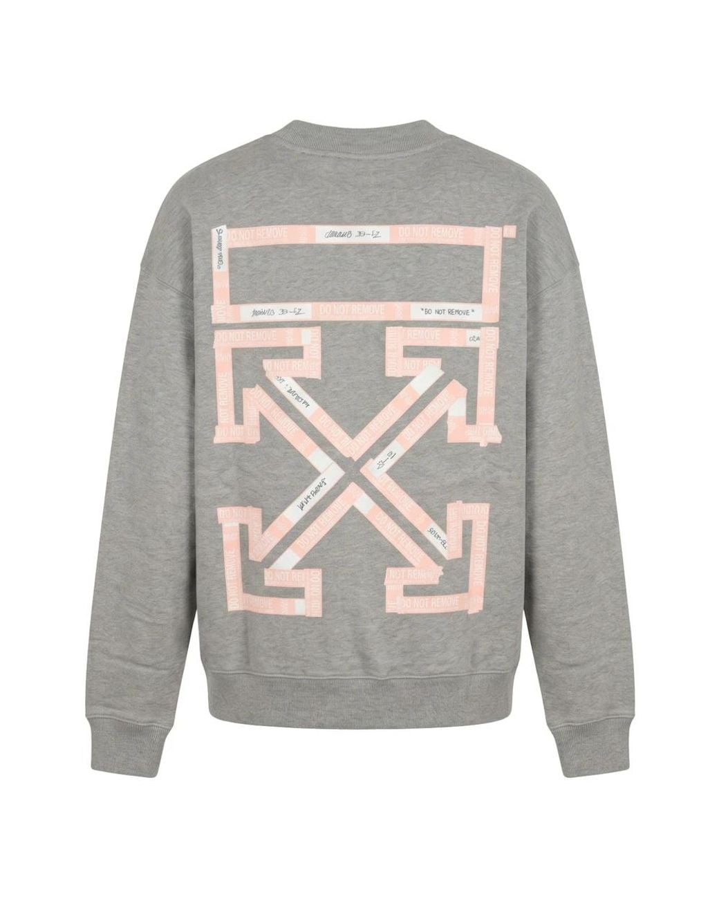 Off-White c/o Virgil Abloh Gray Sweatshirts for men