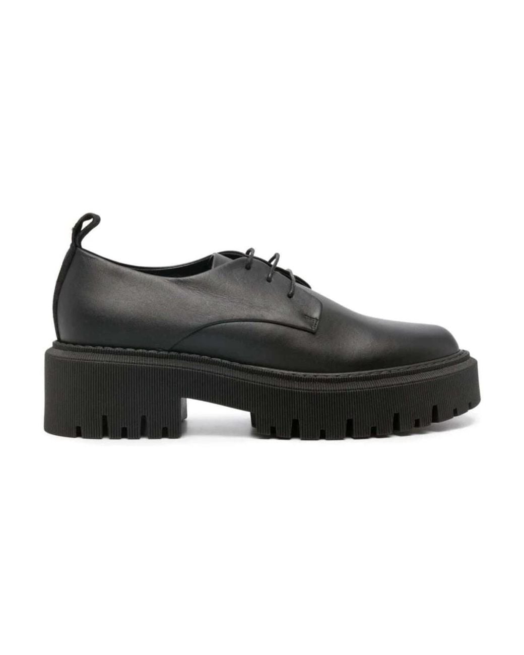 Lorena Antoniazzi Black Laced Shoes