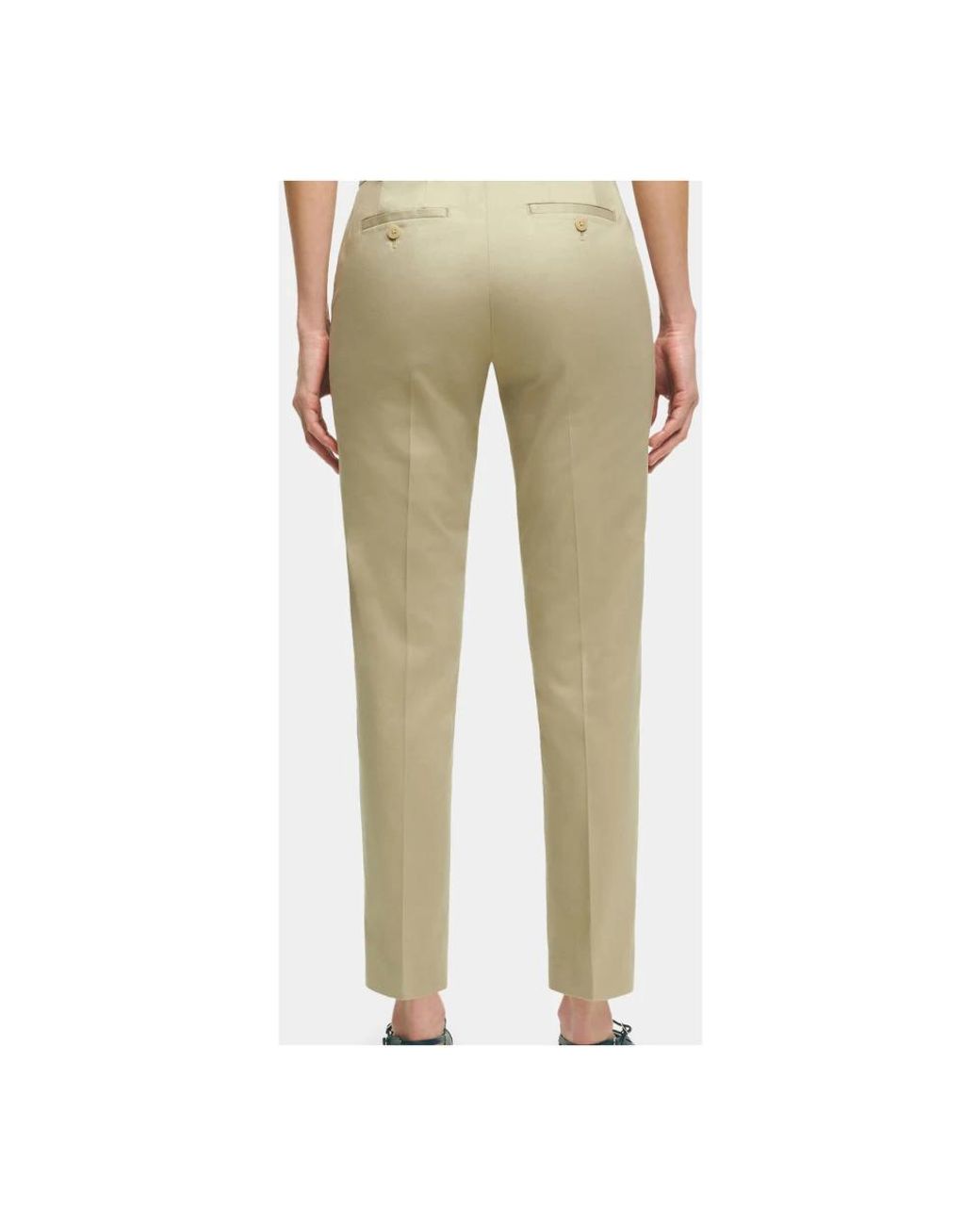 Brooks Brothers Green Slim-Fit Trousers