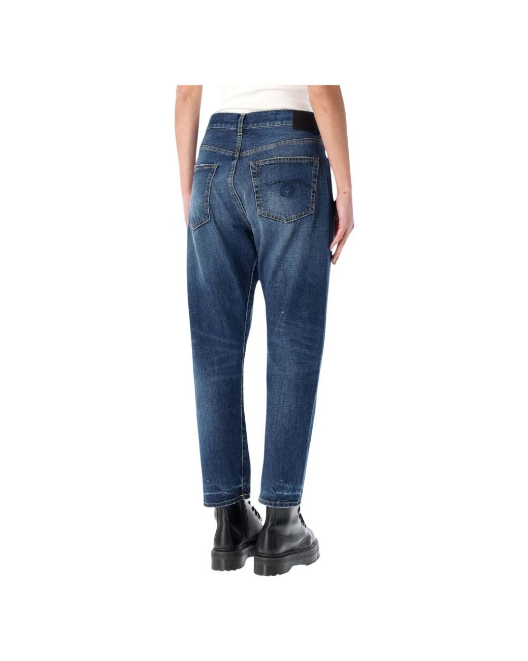 R13 Blue Cropped Jeans