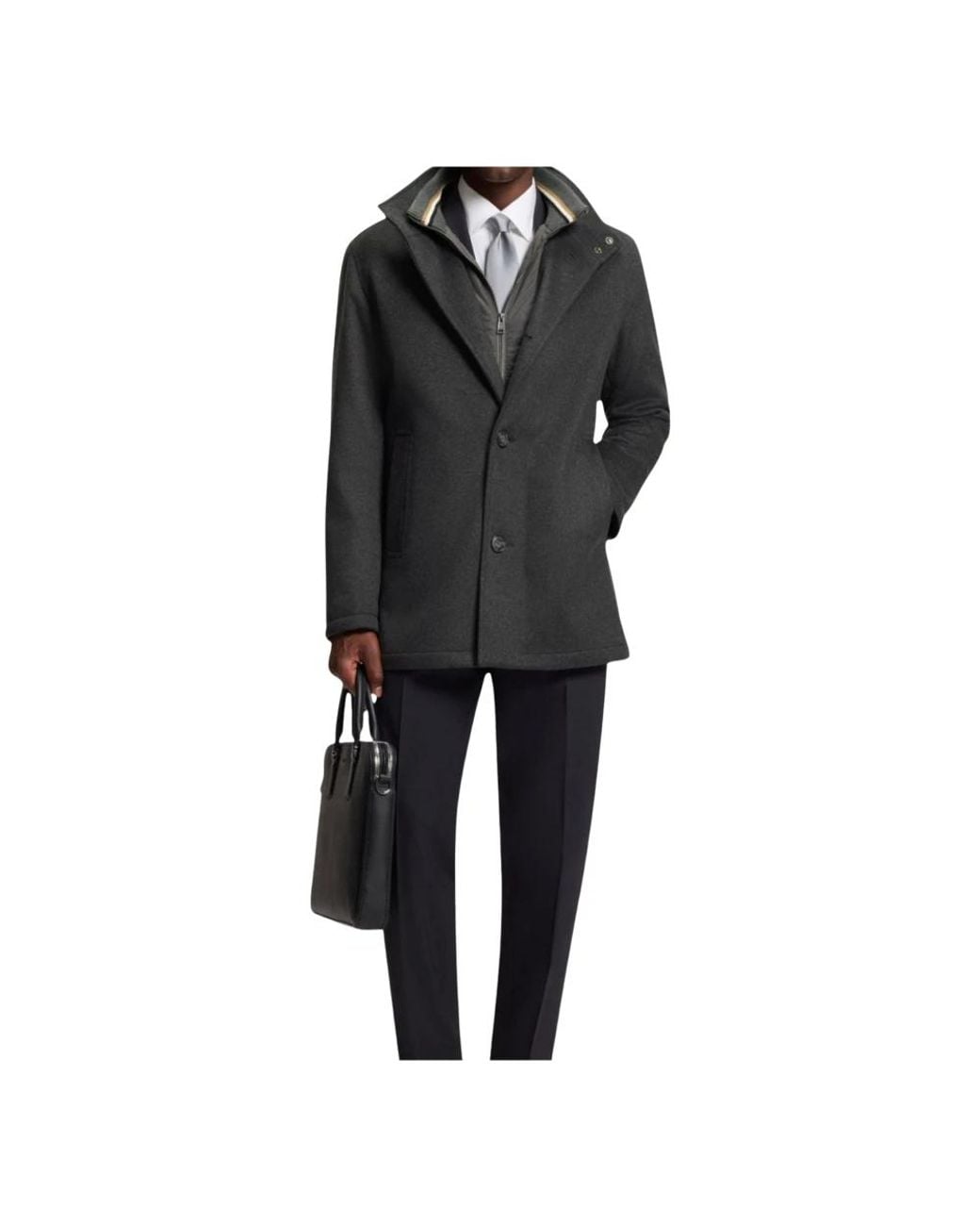 Boss Black Single-Breasted Coats for men