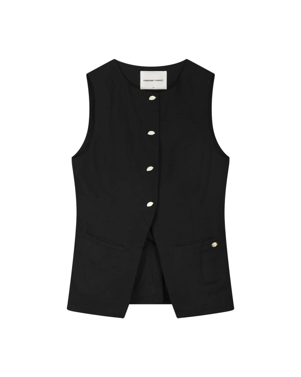 Suit Vests FABIENNE CHAPOT de color Black