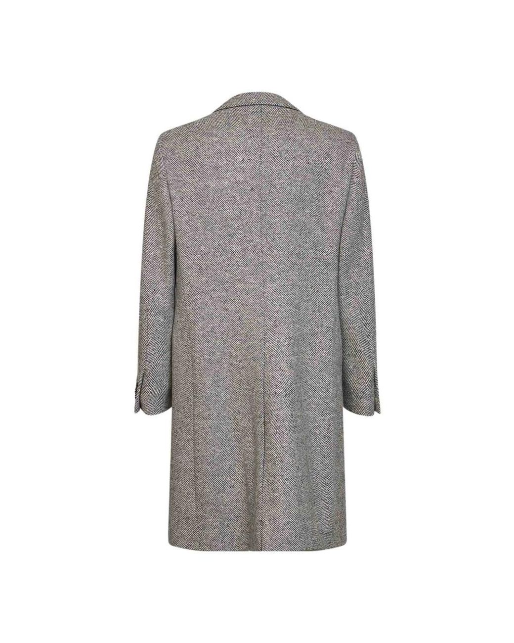 Lardini Gray Single-Breasted Coats for men