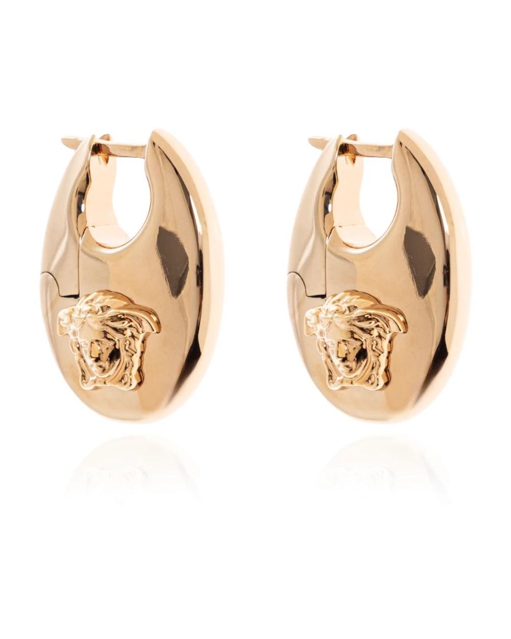 Earrings di Versace in Metallic