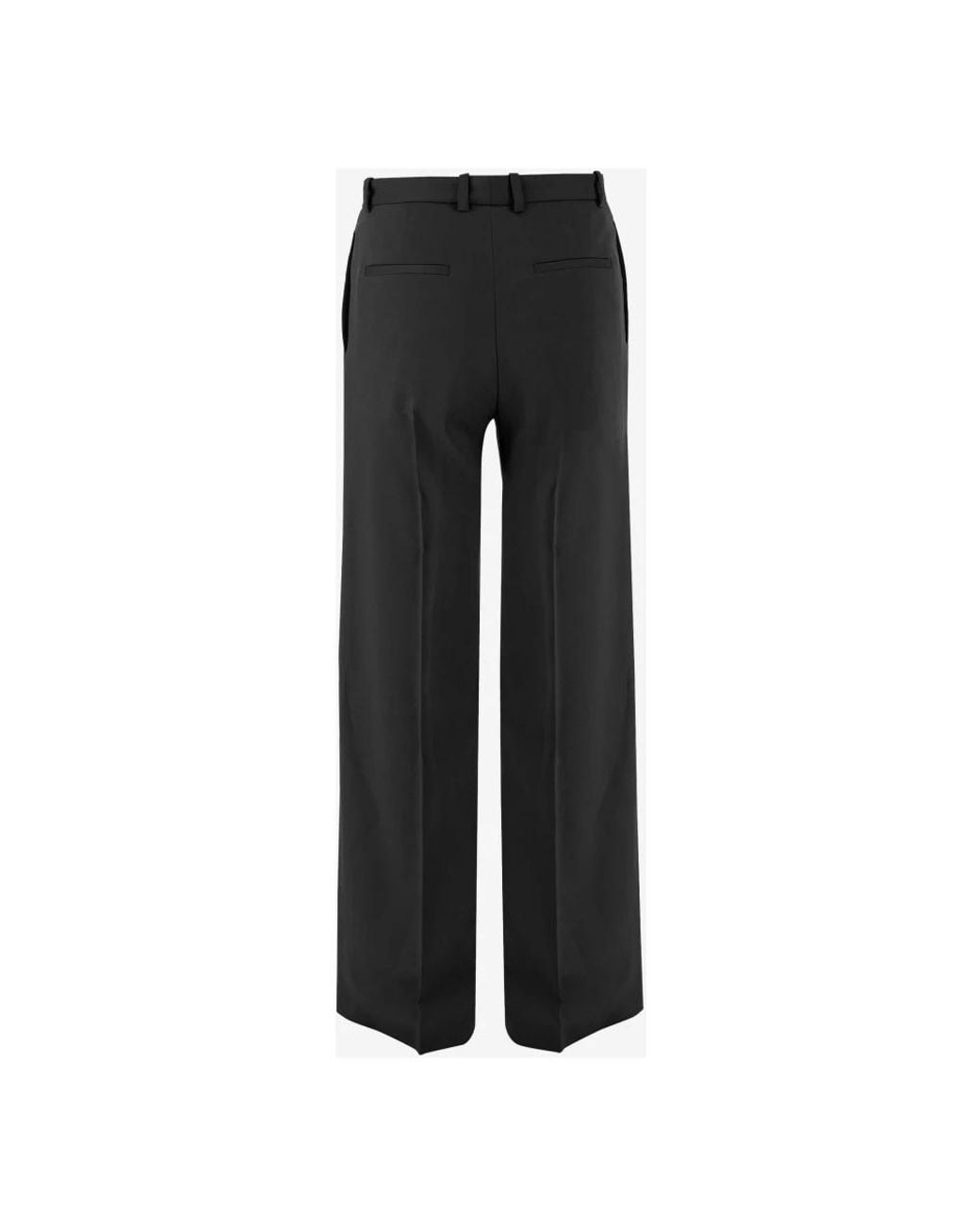 Jil Sander Black Wide Trousers
