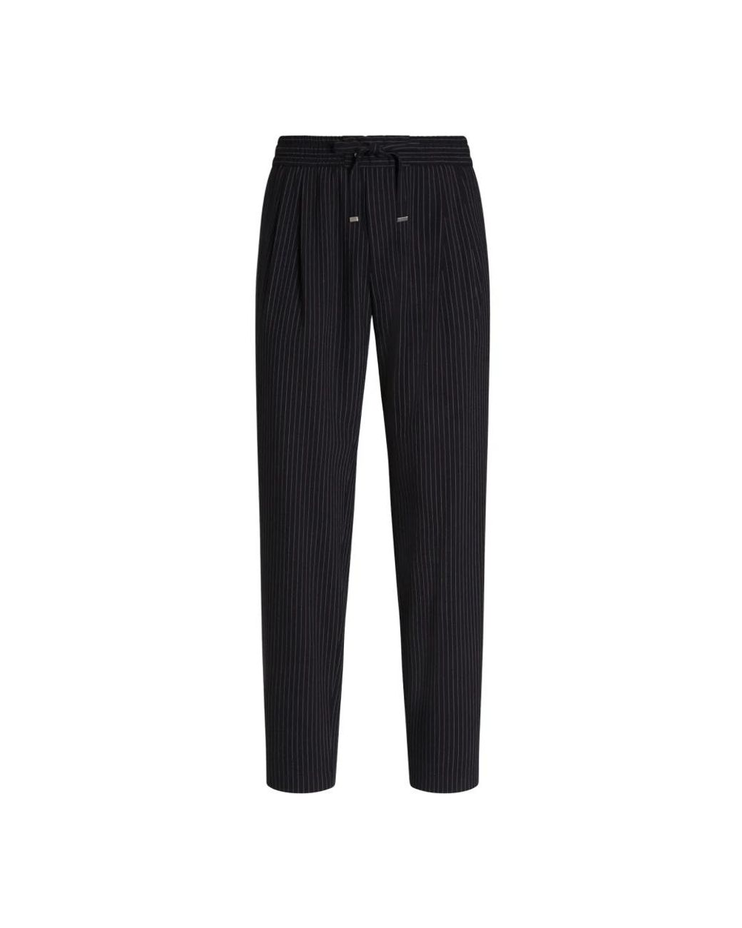 Dolce & Gabbana Black Slim-Fit Trousers for men