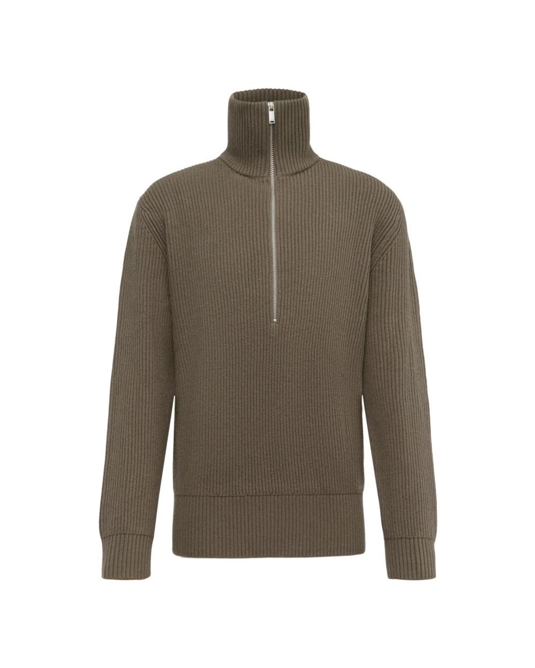 Drykorn Truien & Vesten ,Groen ,Manuelo 10 Troyer Zip Pullover in het Green voor heren