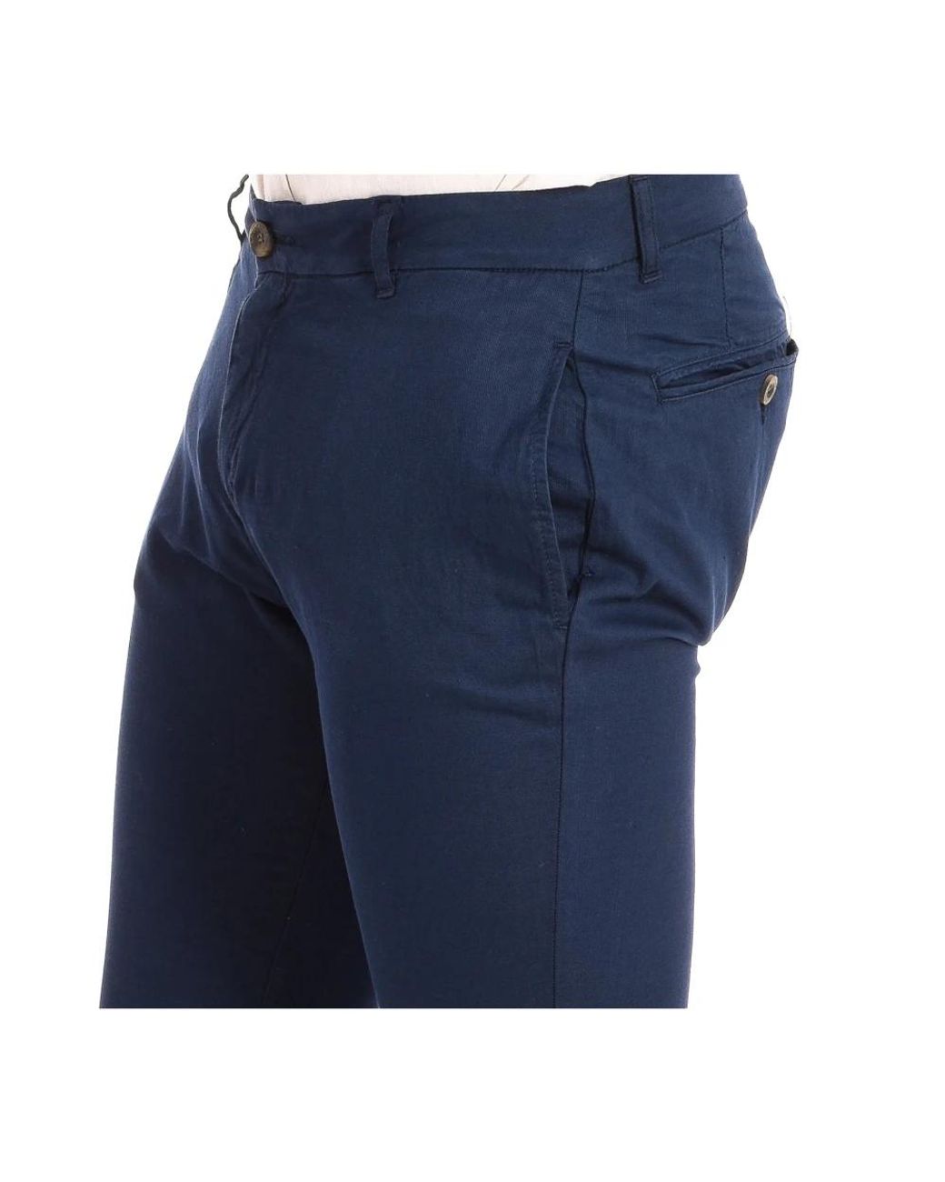 La Martina Blue Chinos for men
