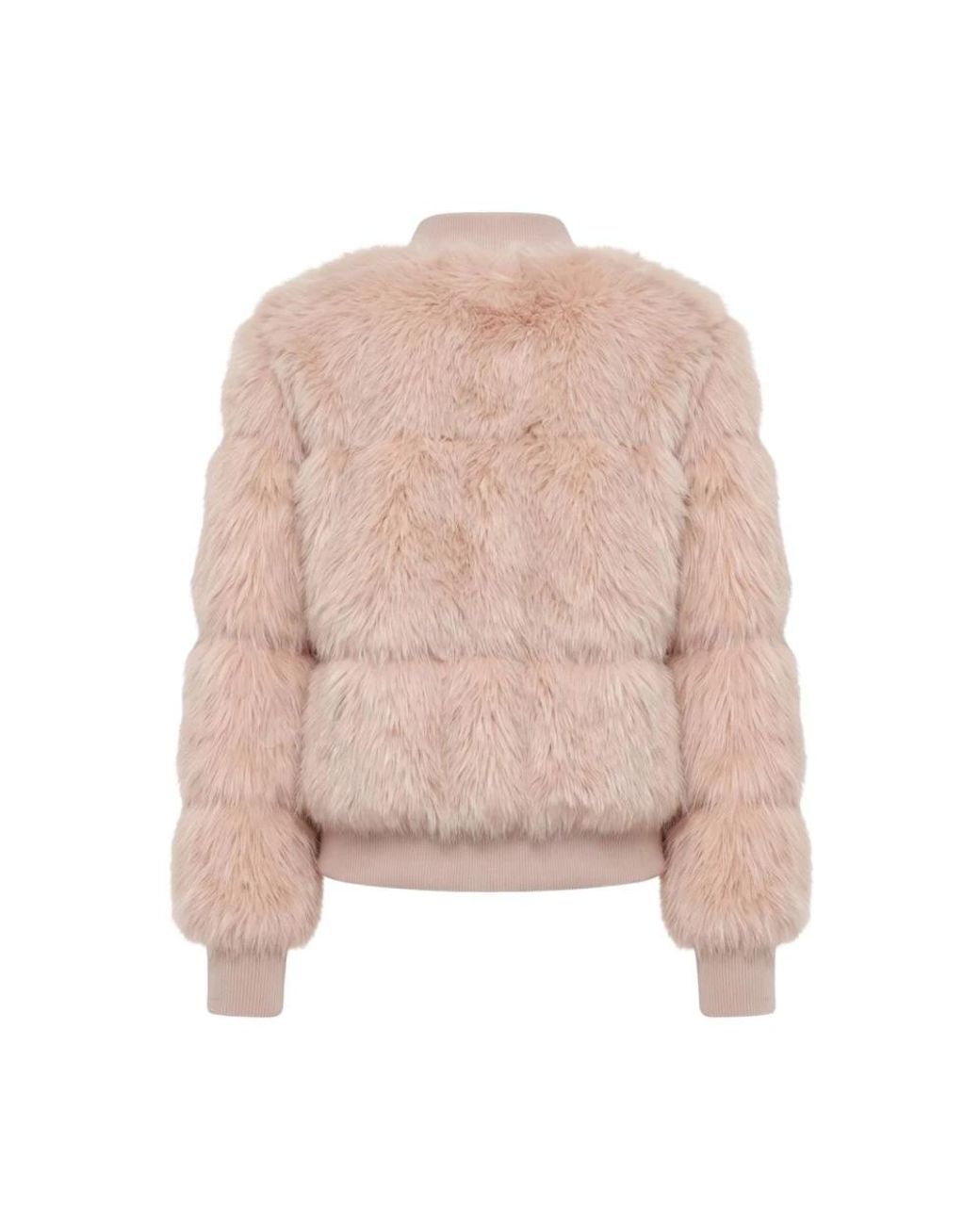 Patrizia Pepe Pink Faux Fur & Shearling Jackets