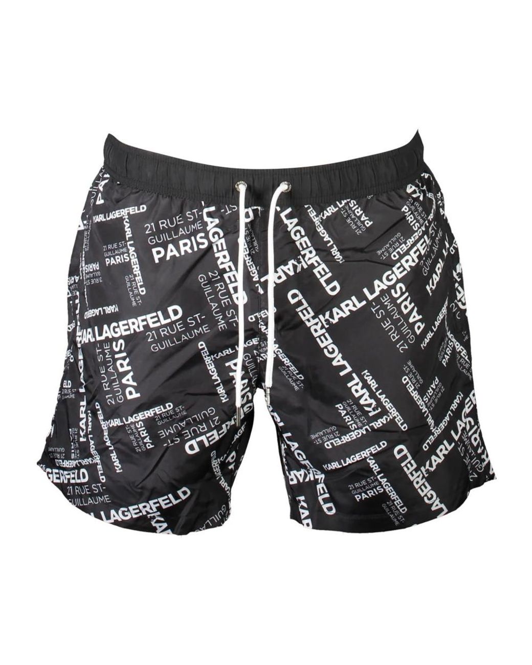 Karl Lagerfeld Black Beachwear for men