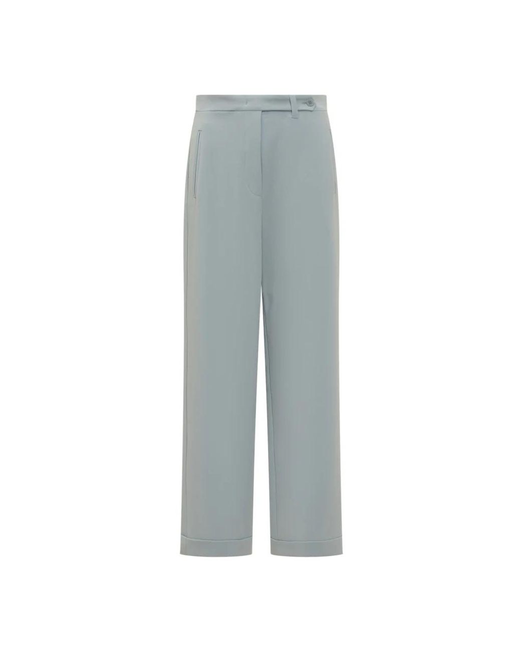 Emporio Armani Gray Straight Trousers