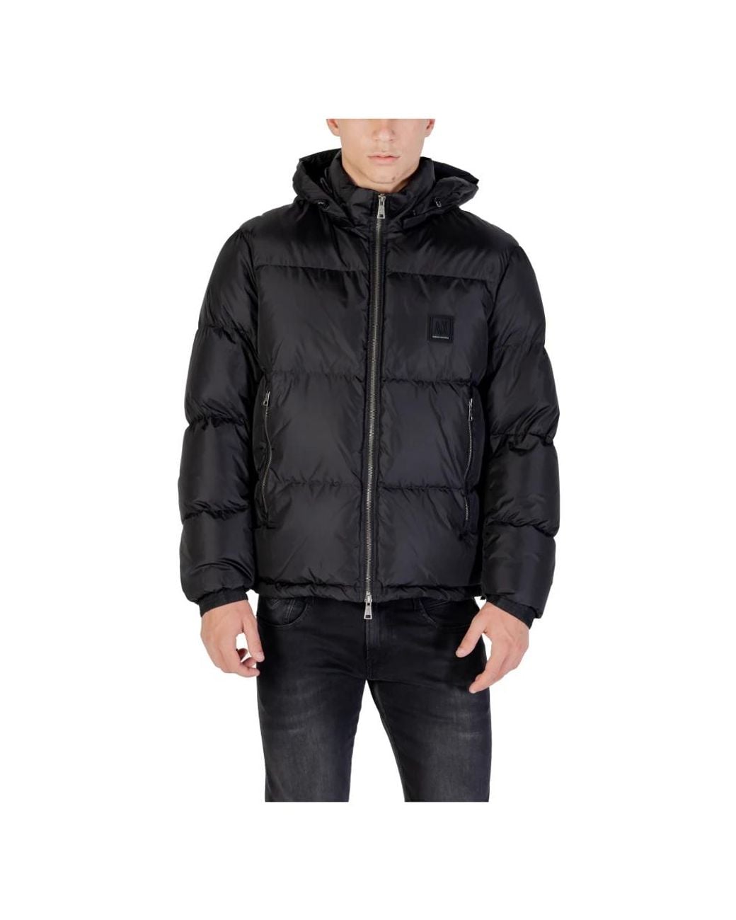 ARMANI EXCHANGE Black Winter Jackets for men