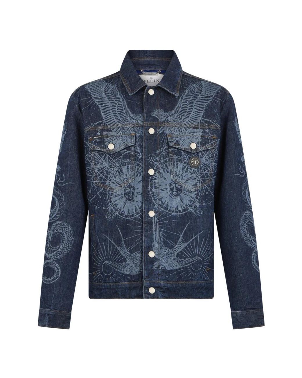 Denim Jackets Philipp Plein pour homme en coloris Blue