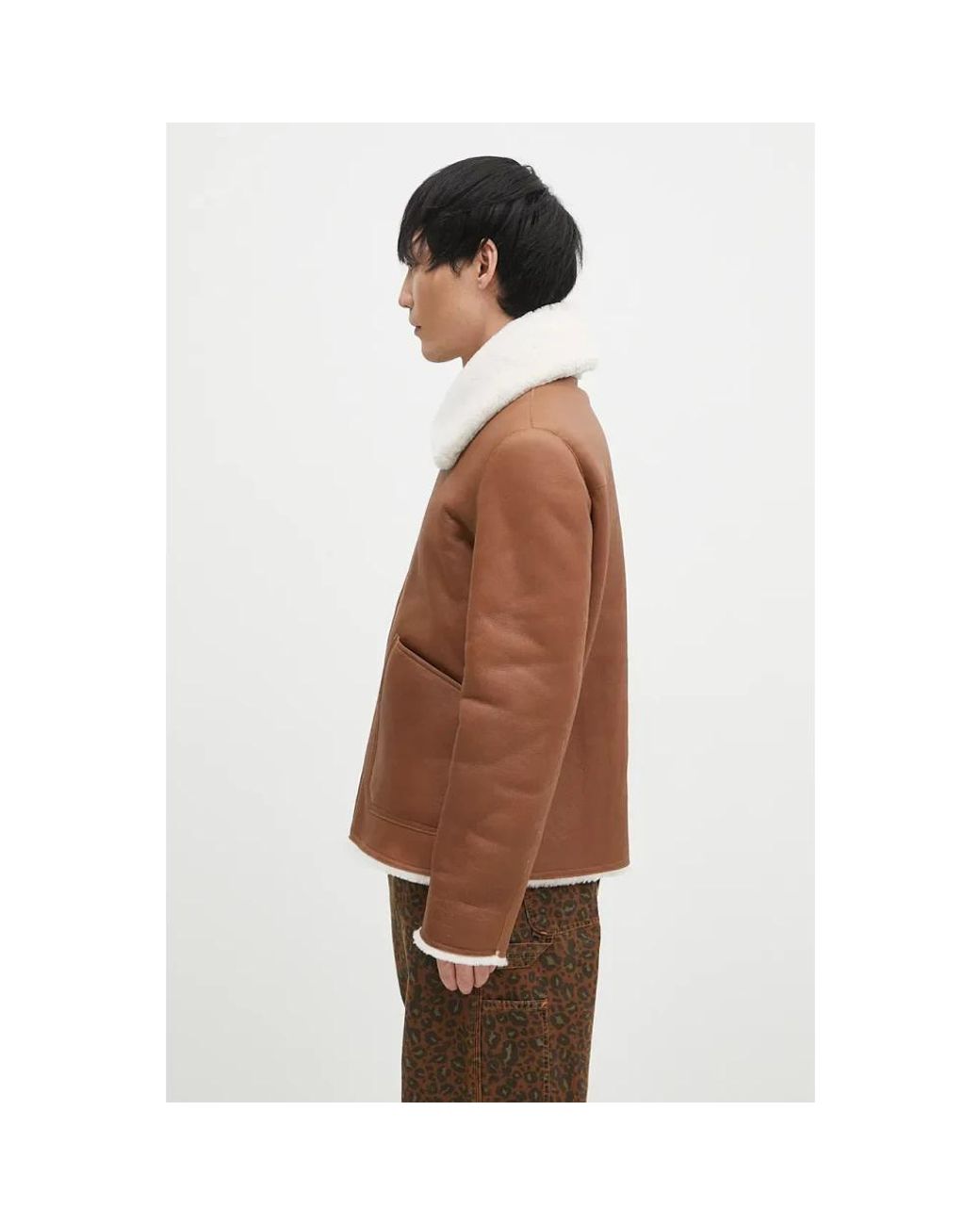 Leather Jackets Paul Smith pour homme en coloris Brown