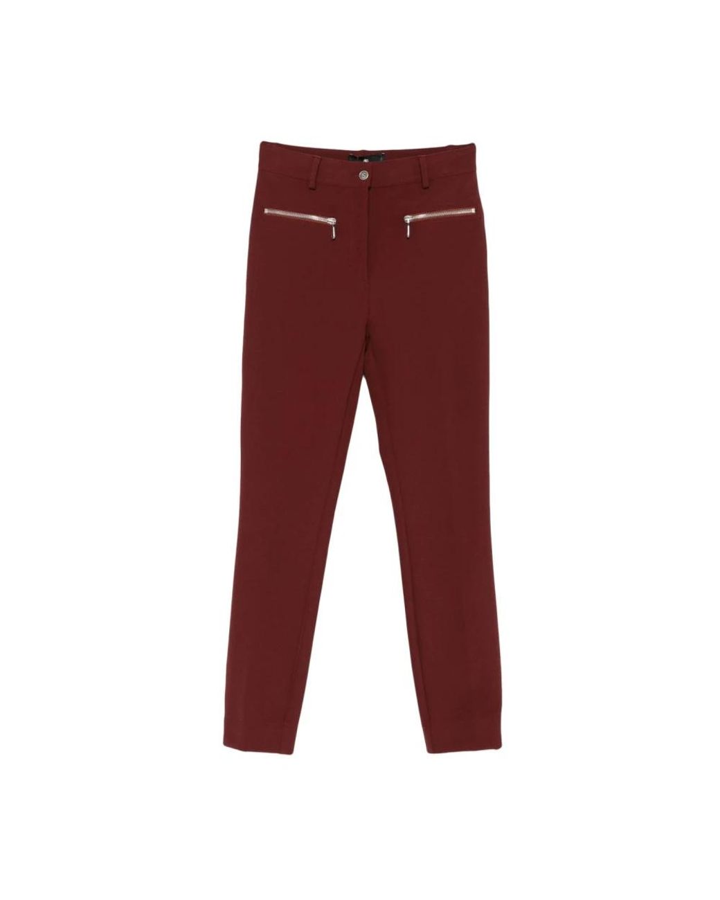 Etro Red Slim-Fit Trousers