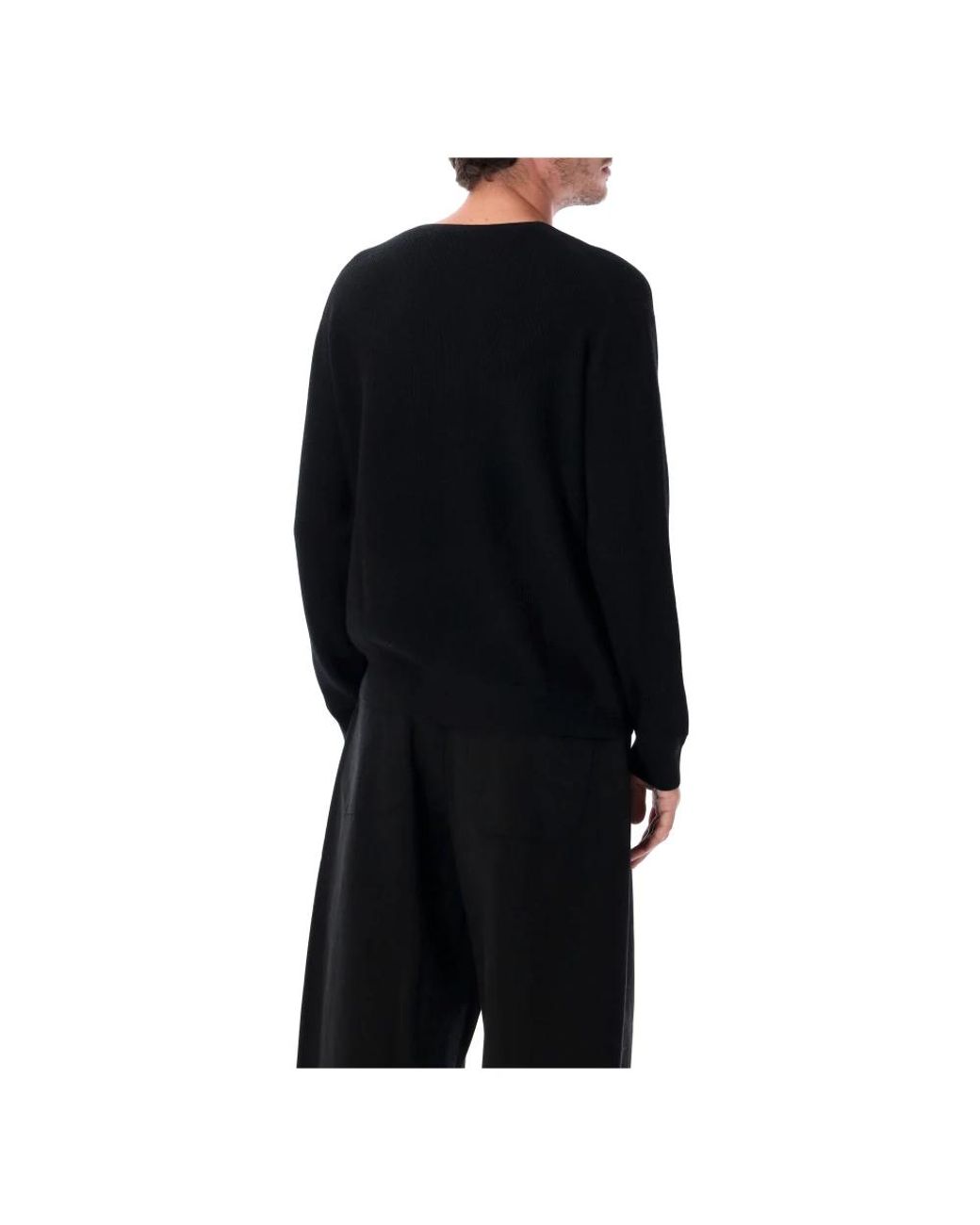 Studio Nicholson Black Round-Neck Knitwear for men
