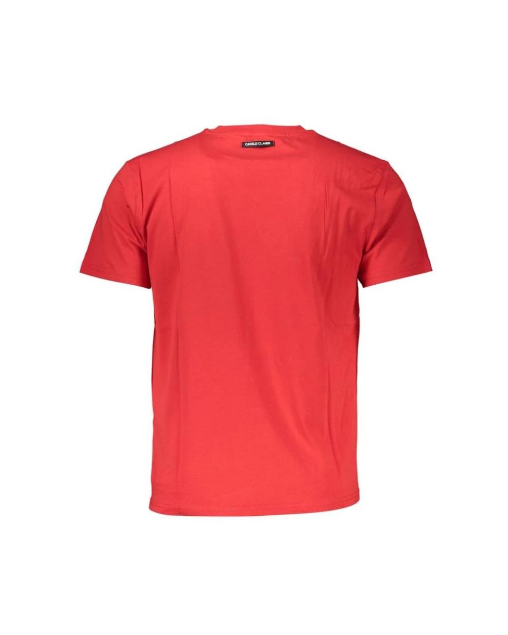 Roberto Cavalli Red Cotton Men T for men