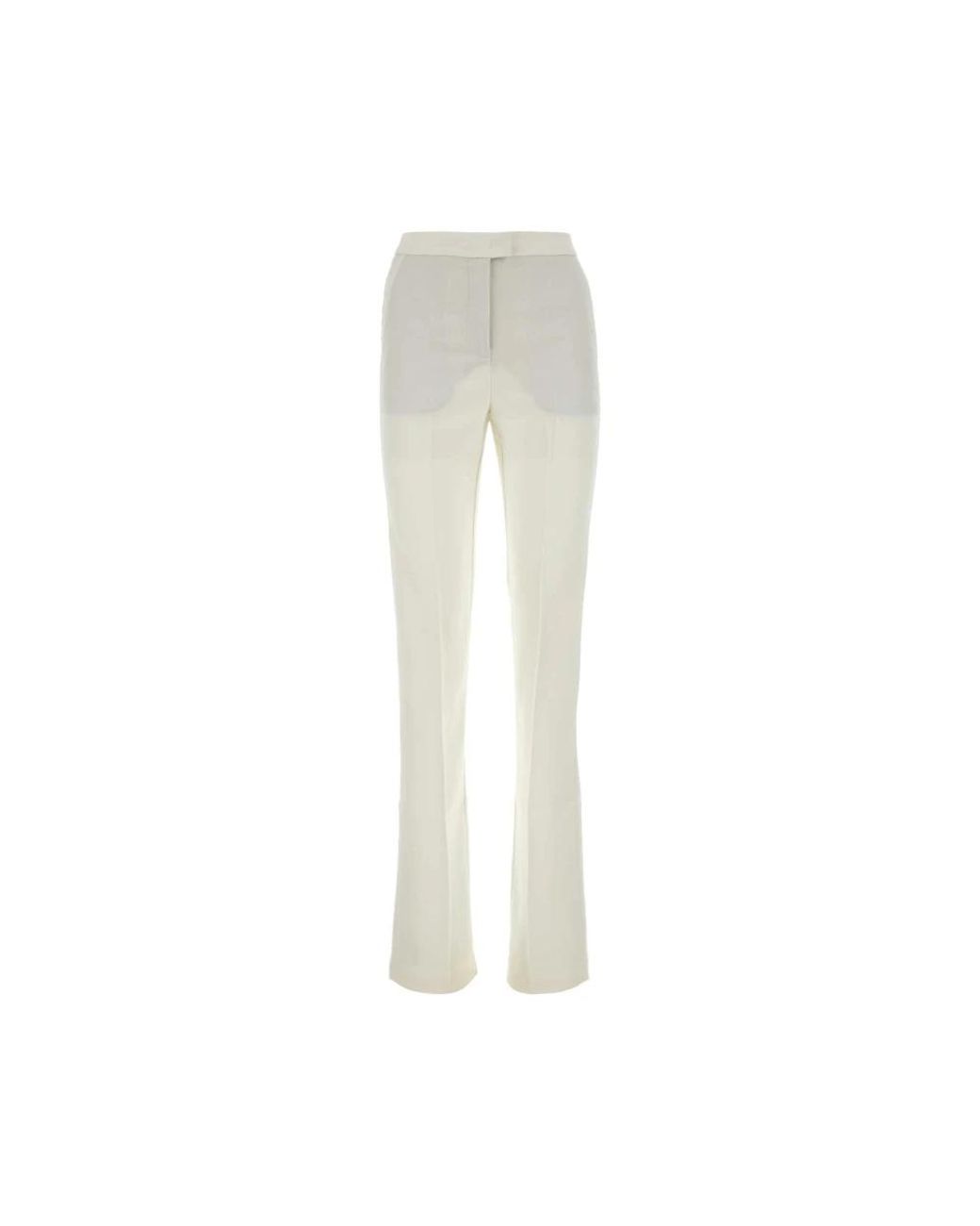 ANDAMANE White Slim-Fit Trousers