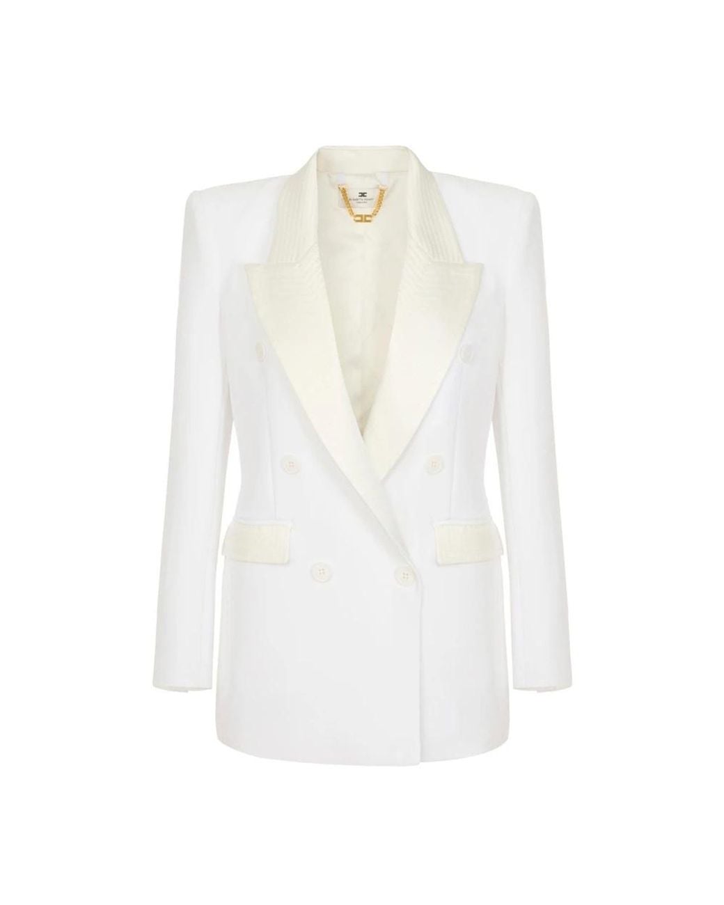 Elisabetta Franchi White Blazers