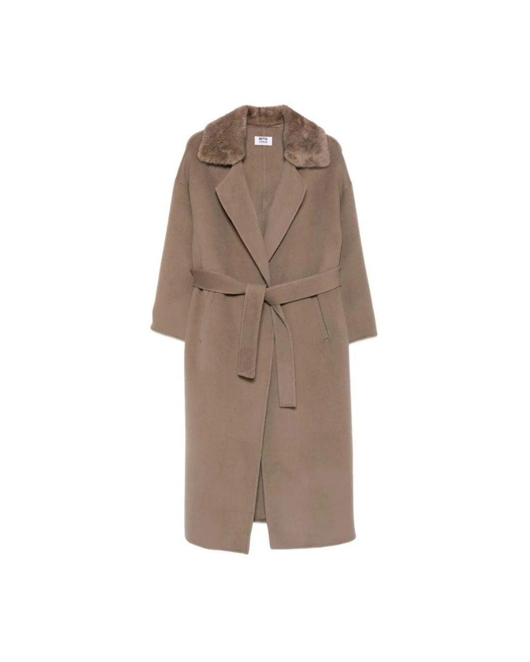 Betta Corradi Brown Belted Coats
