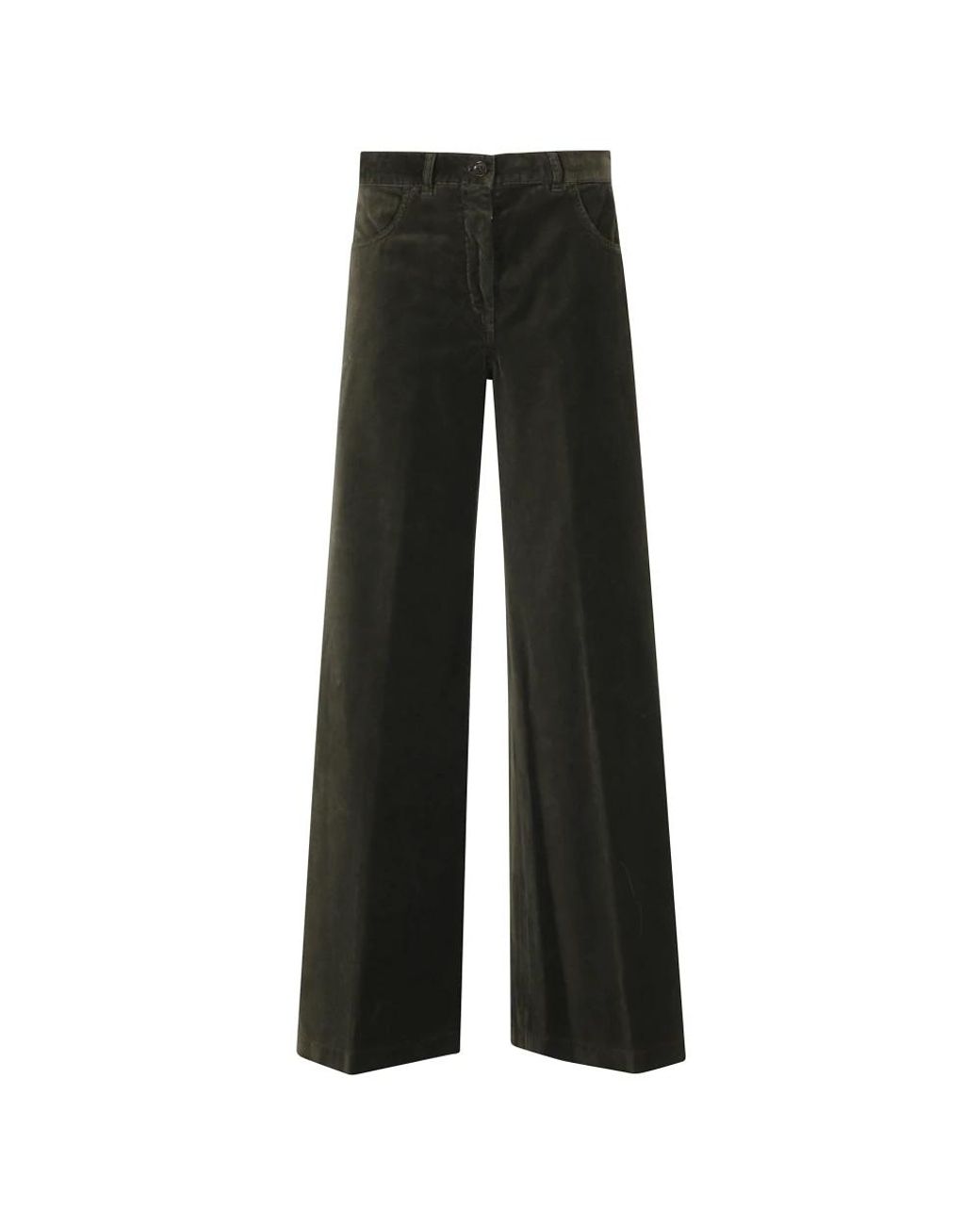Aspesi Black Wide Trousers