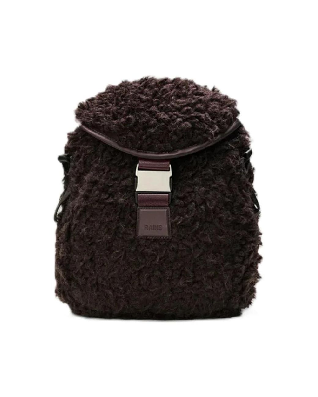 Rains Black Backpacks for men