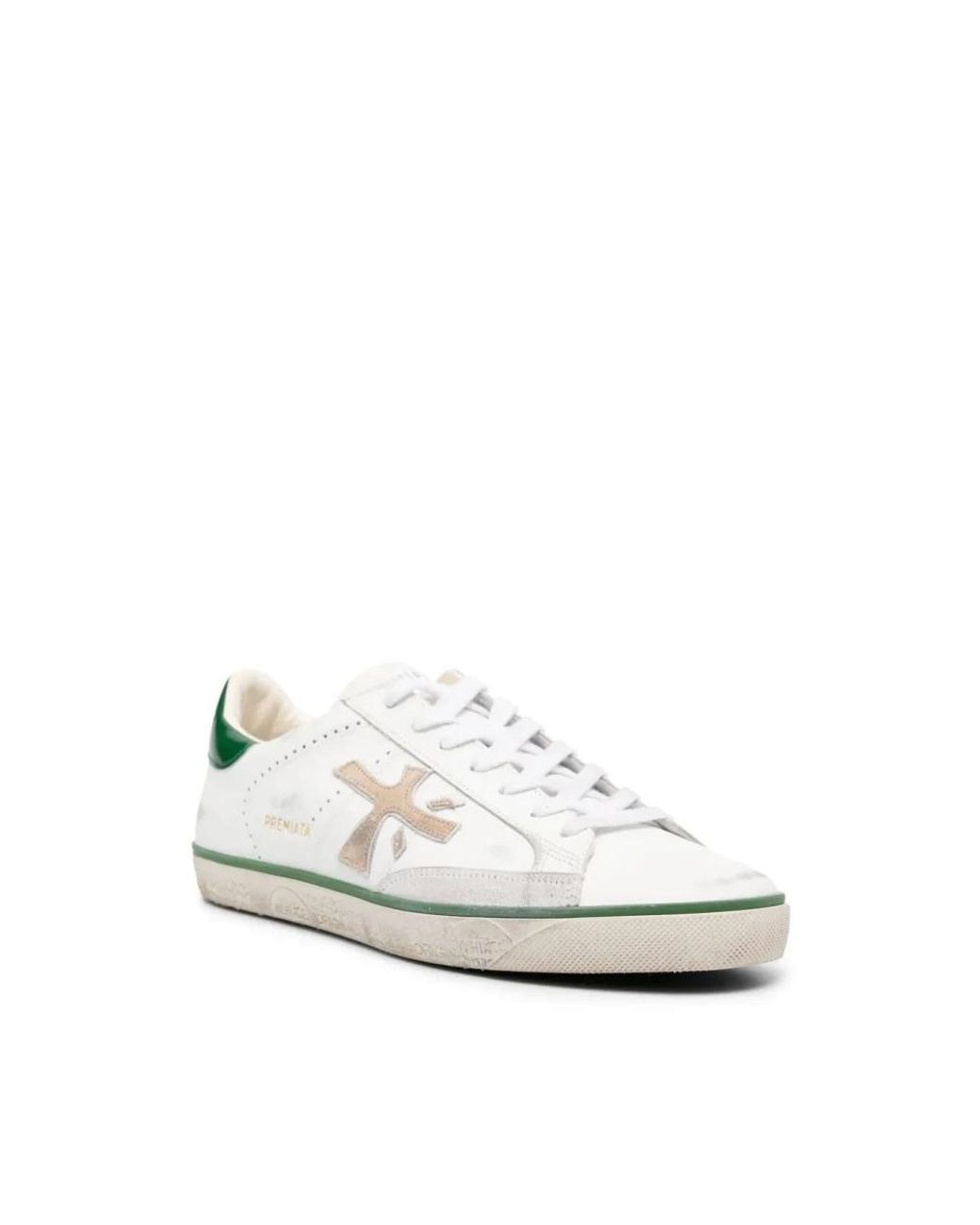 Premiata White Low Sole Sneaker for men