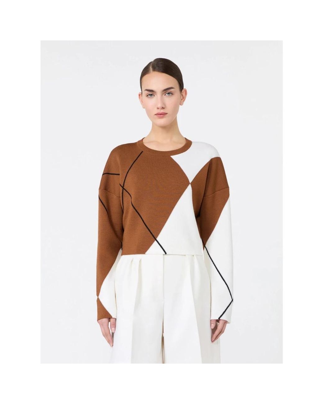 Max Mara Brown Strickware