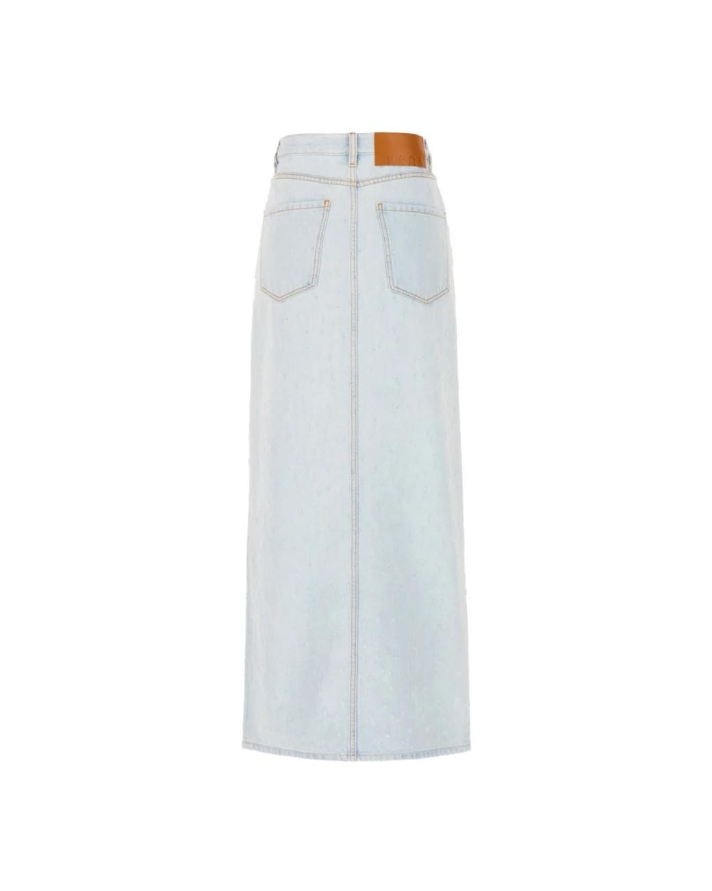 MSGM Blue Denim Skirts