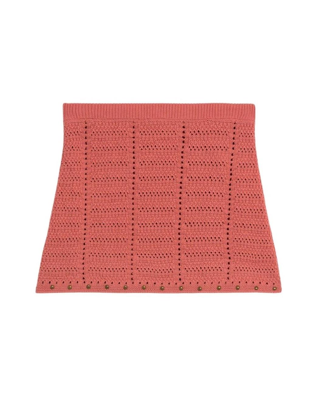 A PAPER KID Red Short Skirts