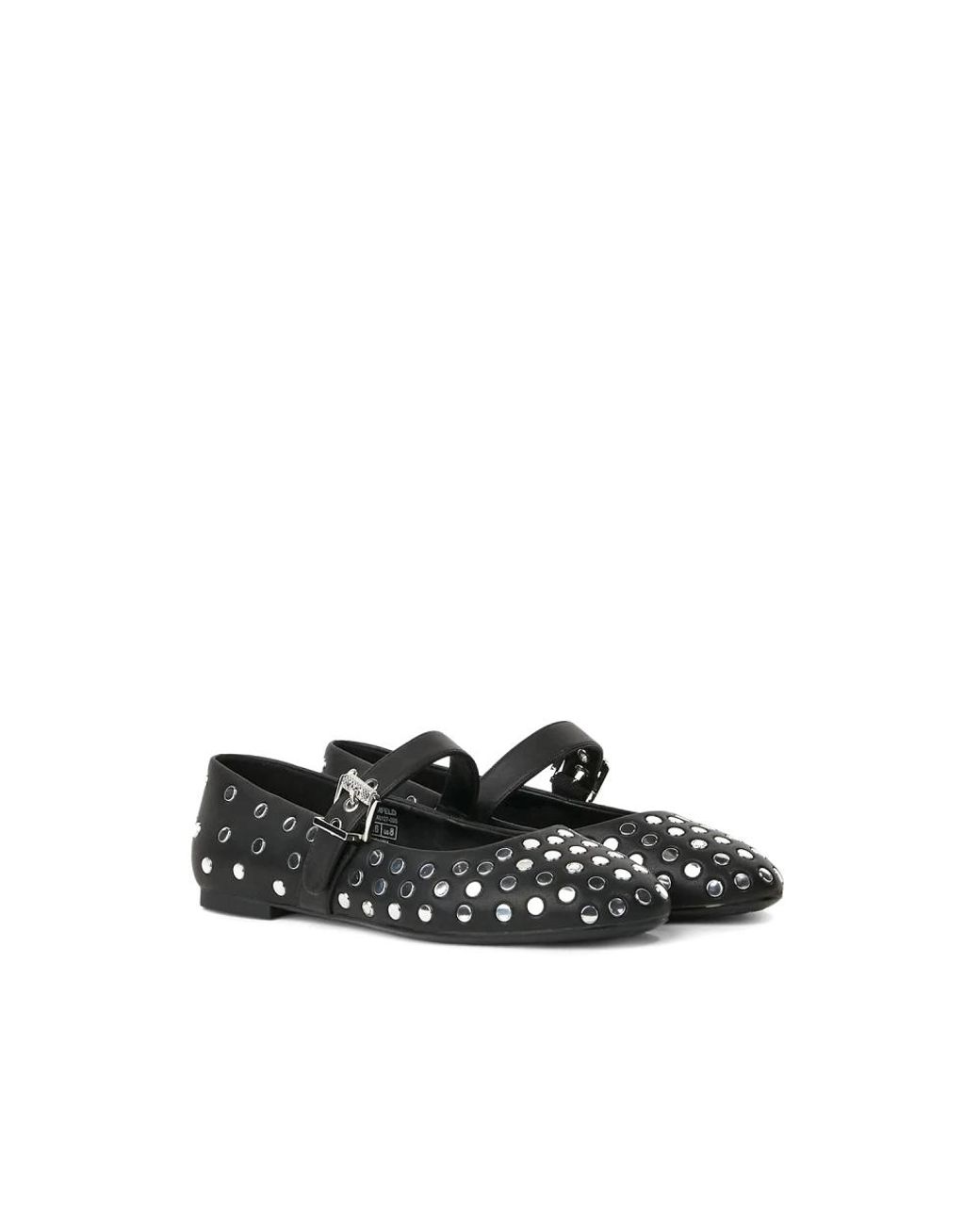 Karl Lagerfeld Black Ballerinas