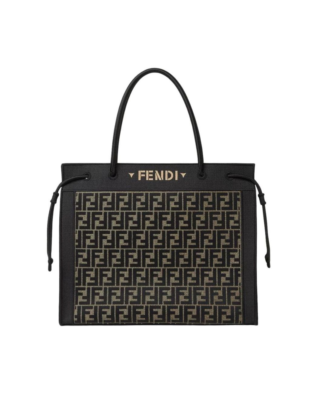 Fendi Black Shopping Bags