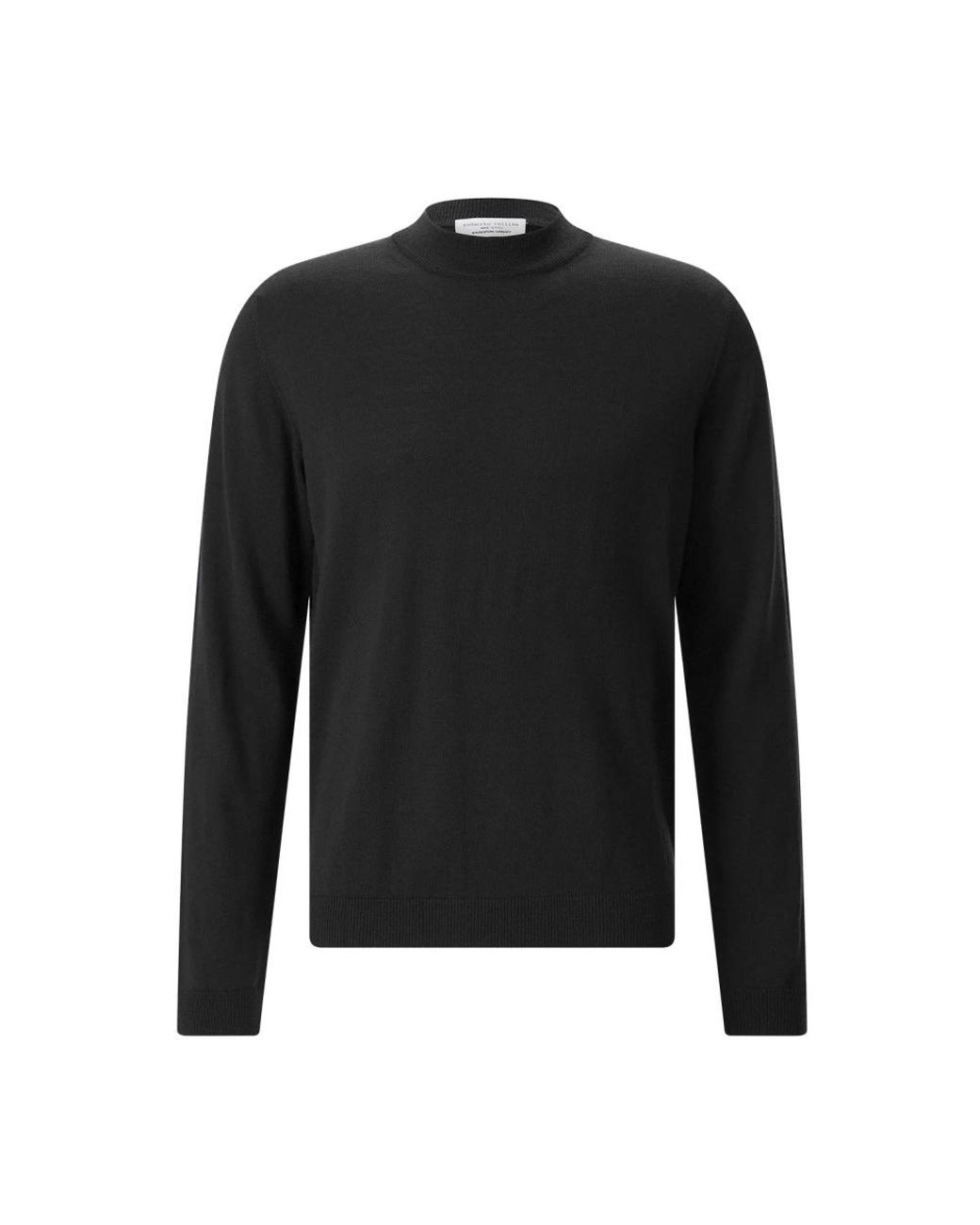 Roberto Collina Black Round-Neck Knitwear for men