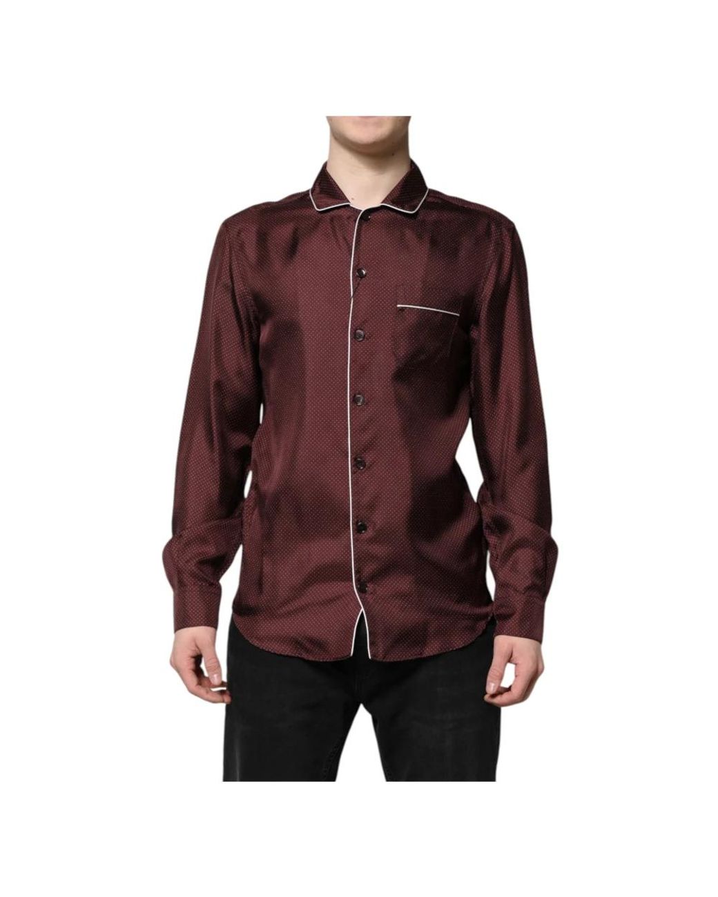 Dolce & Gabbana Red Casual Shirts for men