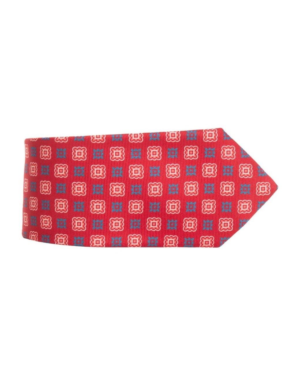 Kiton Cravatta Seta 21 in Red für Herren