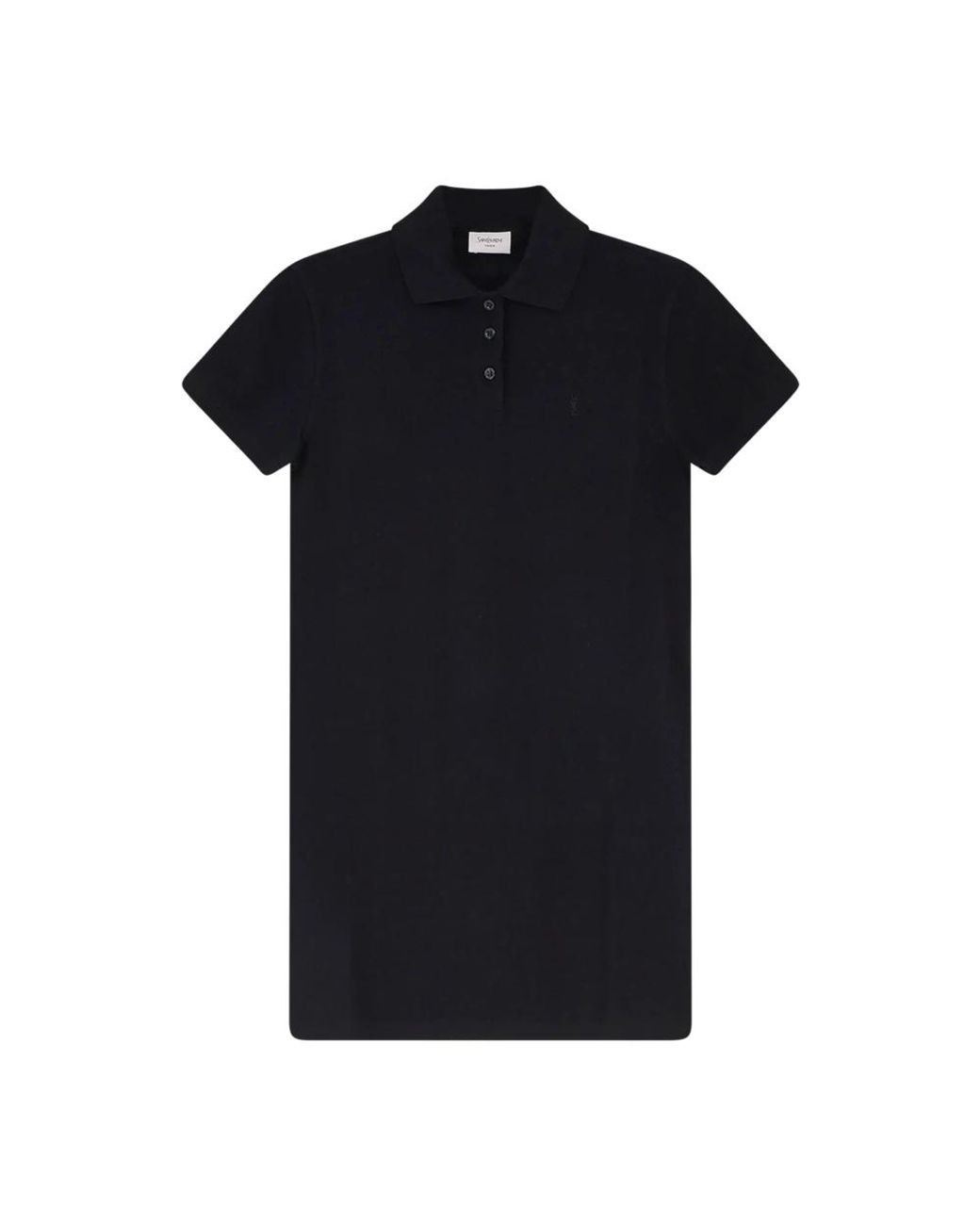 Saint Laurent Black Polo Shirts