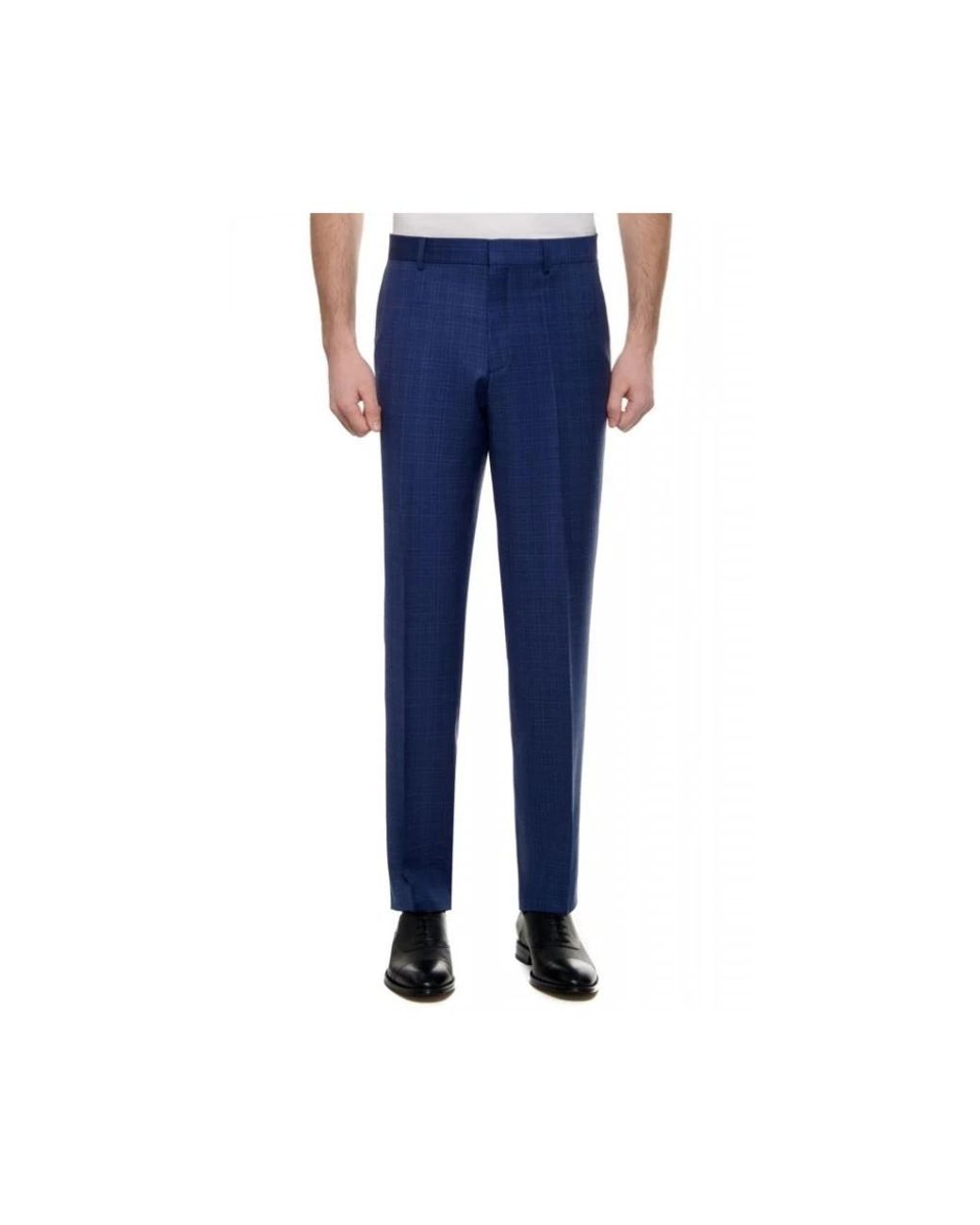 Boss Blue Suit Trousers for men