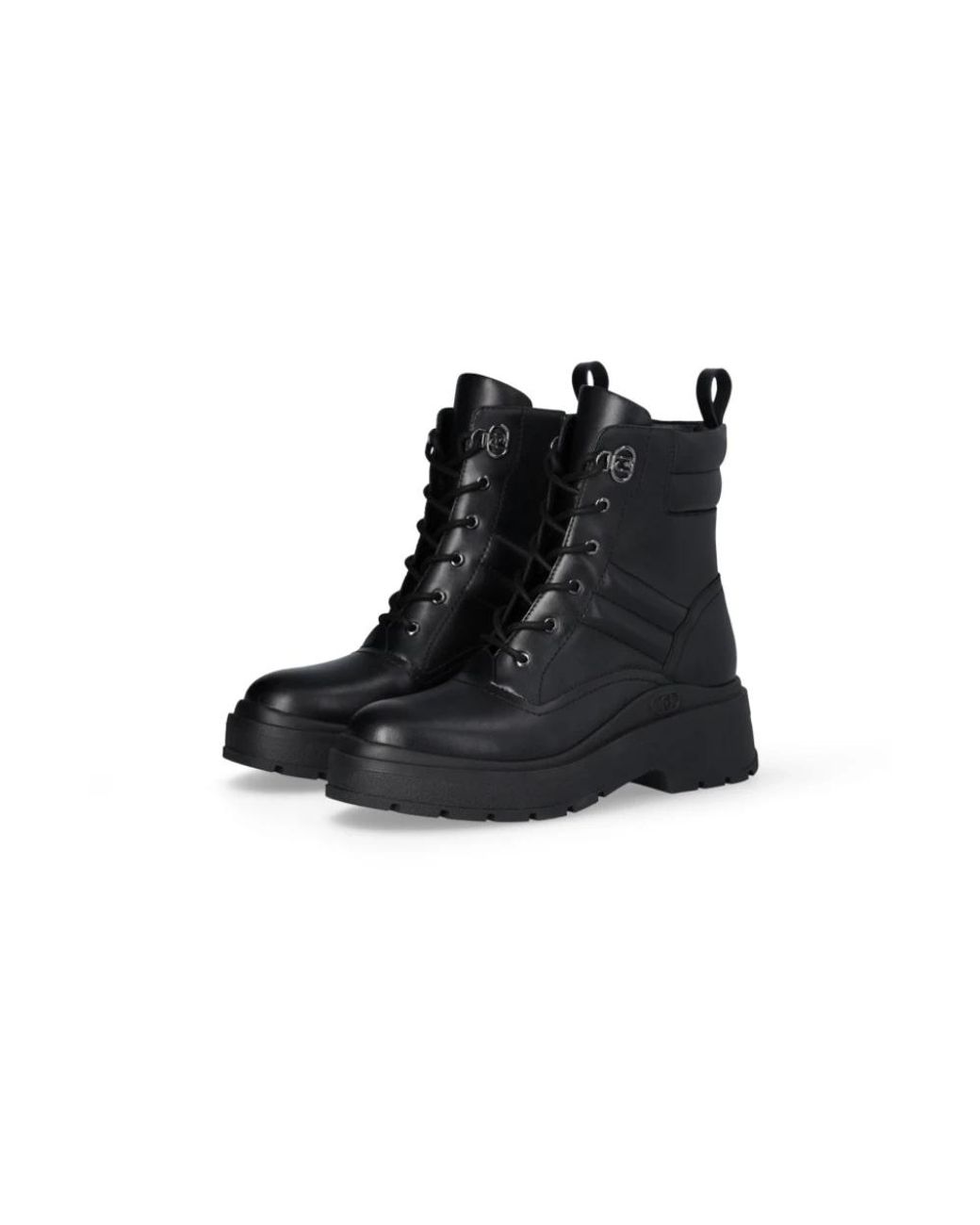 Liu Jo Black Lace-Up Boots