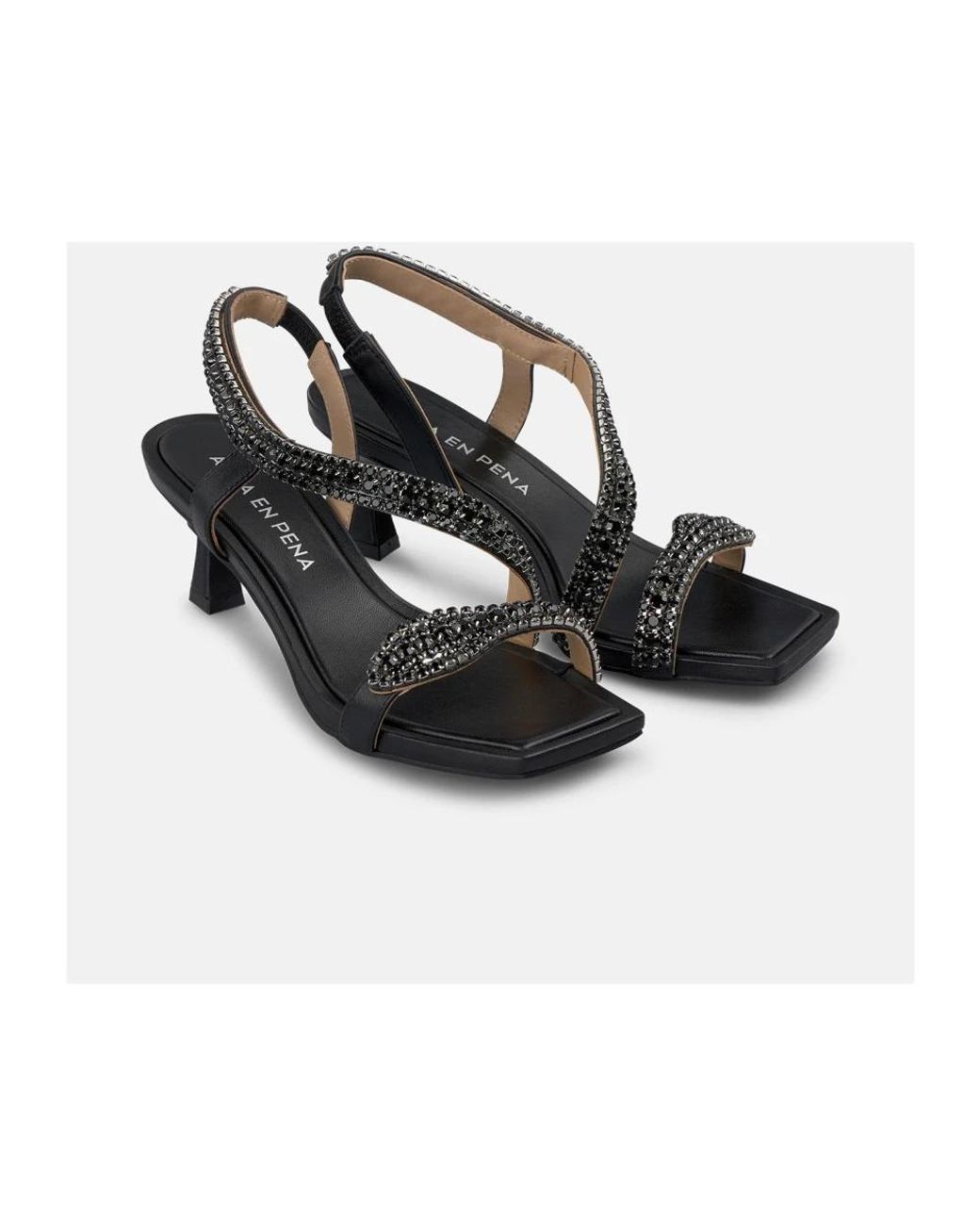 Alma En Pena. Black High Heel Sandals