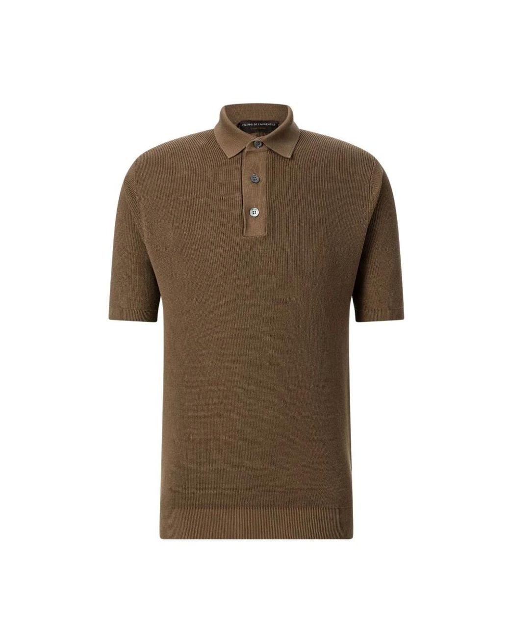 FILIPPO DE LAURENTIIS Brown Round-Neck Knitwear for men