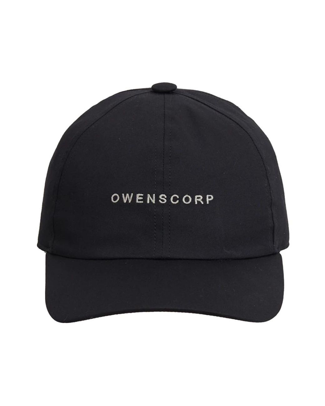 Rick Owens Accessoires ,Zwart ,Katoen Baseballpet Met Klep in het Black