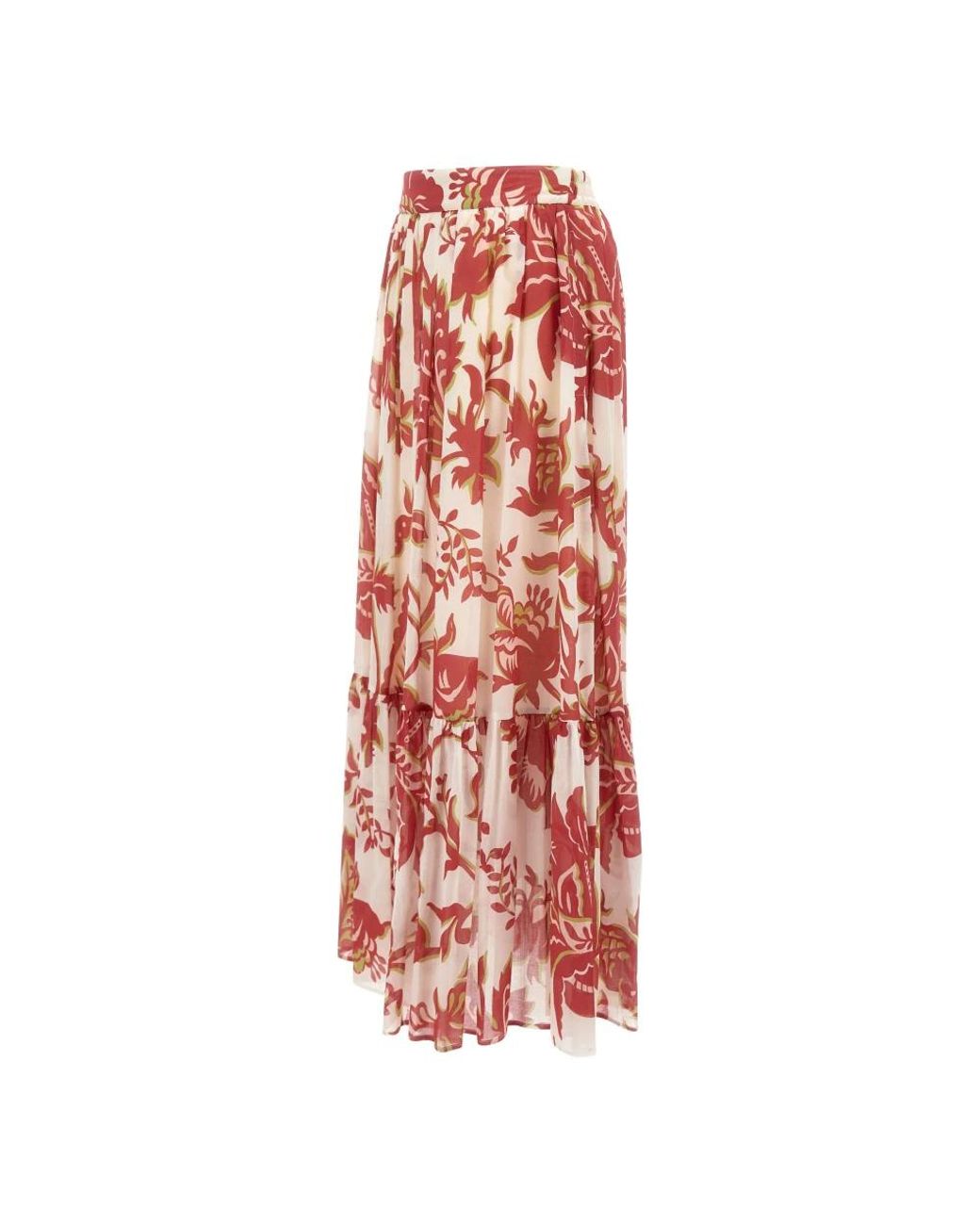 Etro Red Maxi Skirts