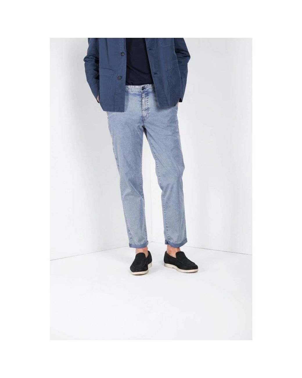 Mason's Blue Chinos for men