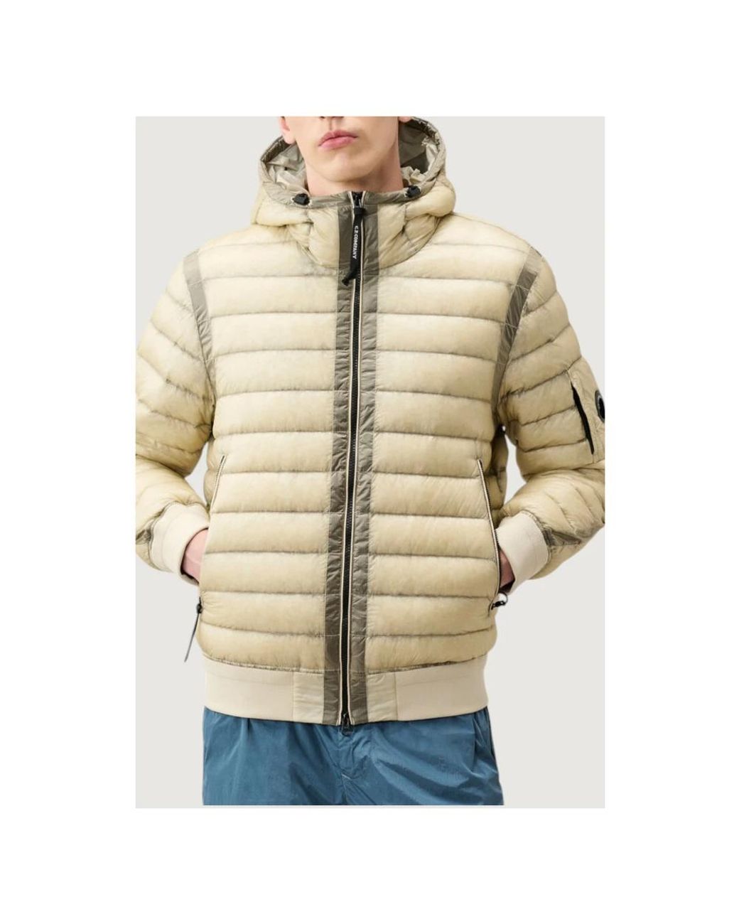 C P Company Natural Winter Jackets for men